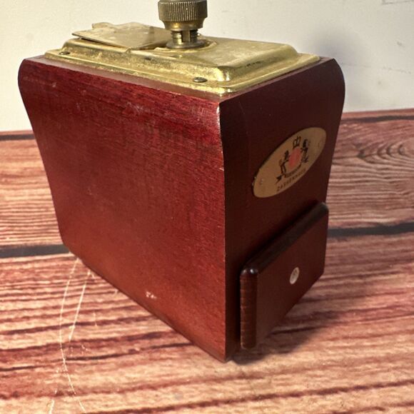 ZASSENHAUS GERMANY SANTIAGO MAHOGANY COFFEE MILL GRINDER - Picture 7 of 10